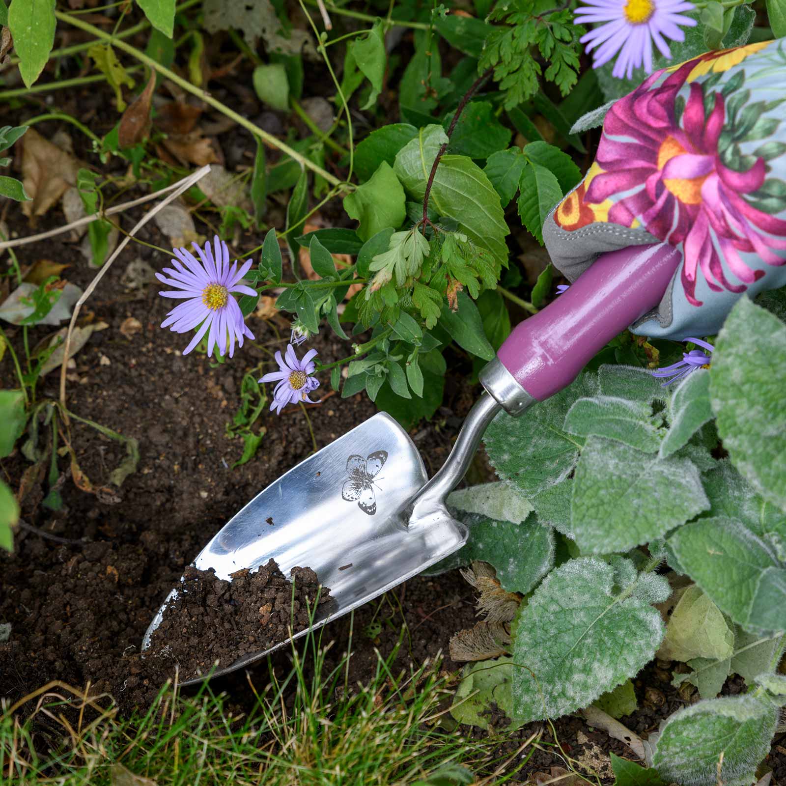 Handschaufel und Gabel von Burgon and Ball