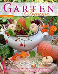 Titelseite des Magazins GartenTräume