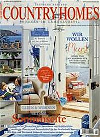Titelseite des Magazins COUNTRY HOMES