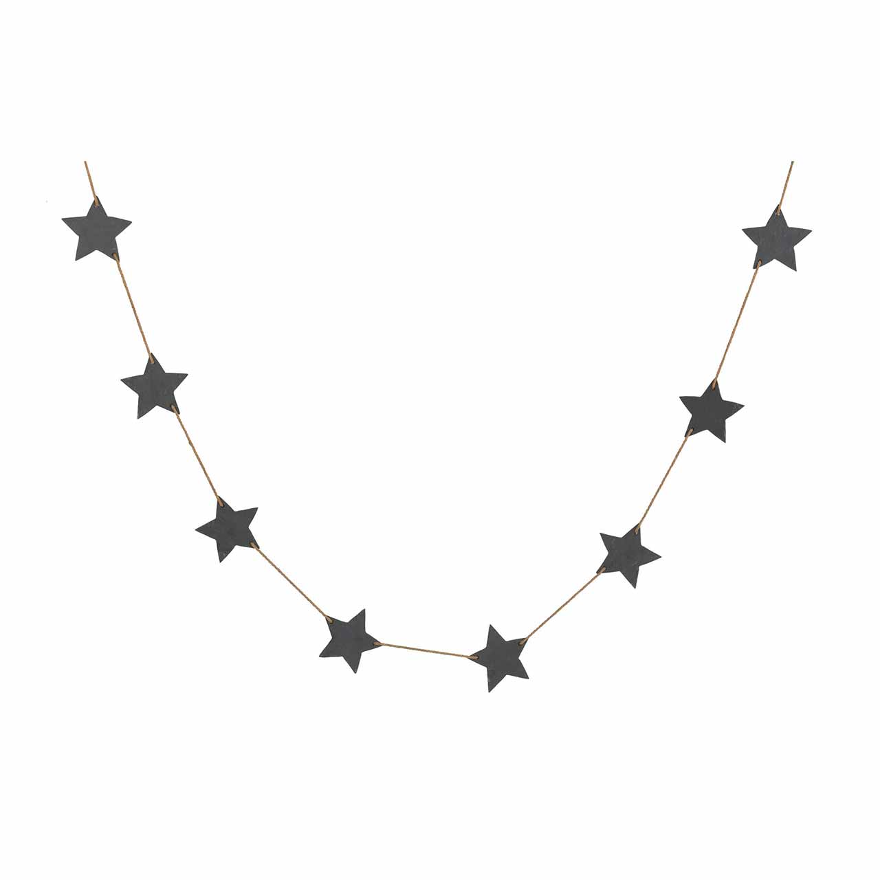 Girlande aus Weihnachtssternen
