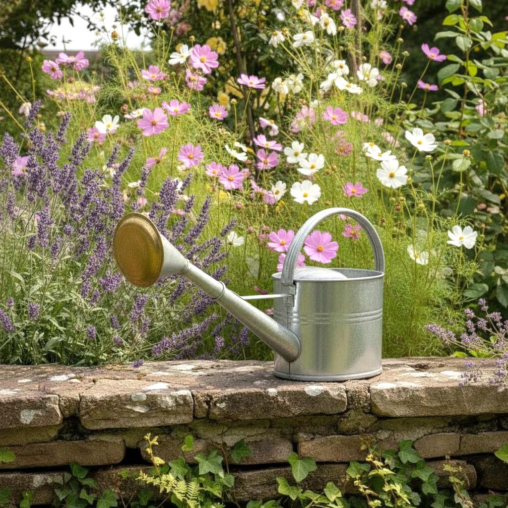 Gießkanne 'Classic Can' aus verzinktem Metall - 4 Liter