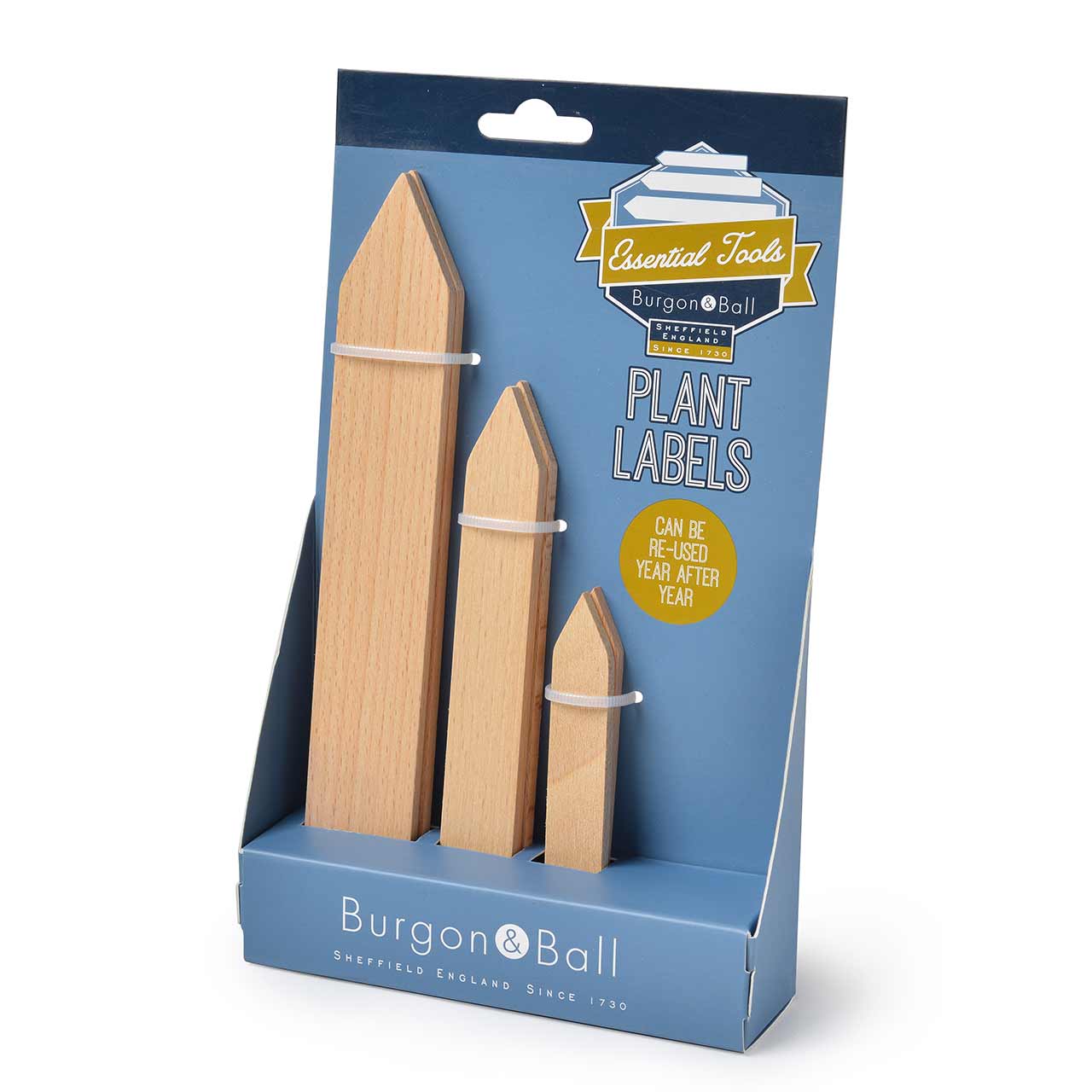 Pflanzenetiketten aus Hartholz