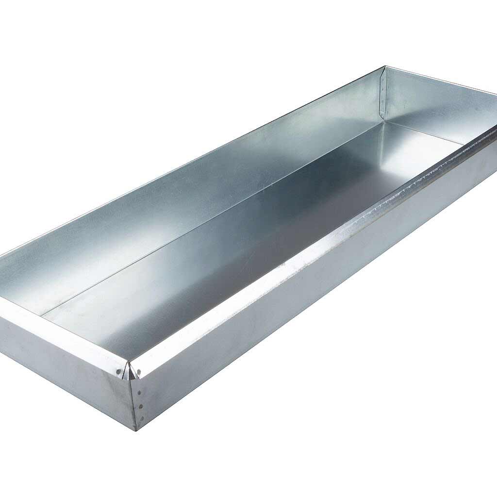 Anzuchtschale aus verzinktem Metall