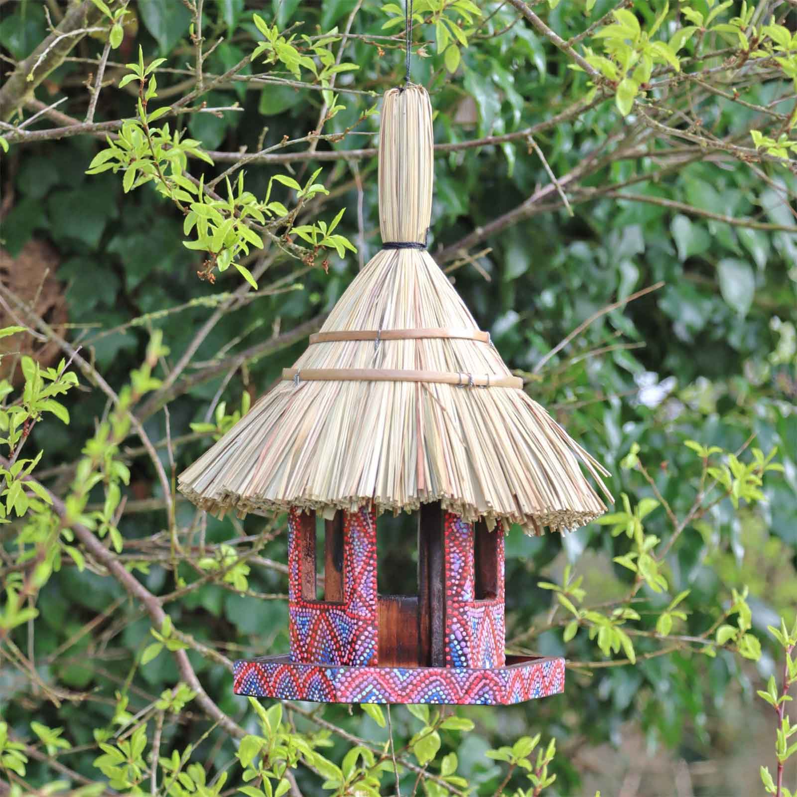 Vogelfutterhaus Artisan Rot