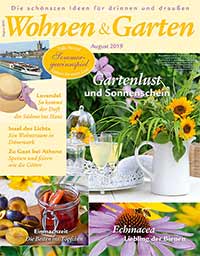 Titelseite des Magazins Wohnen & Garten