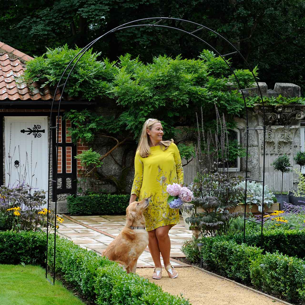 Rosenbogen »Black Wire Arch«