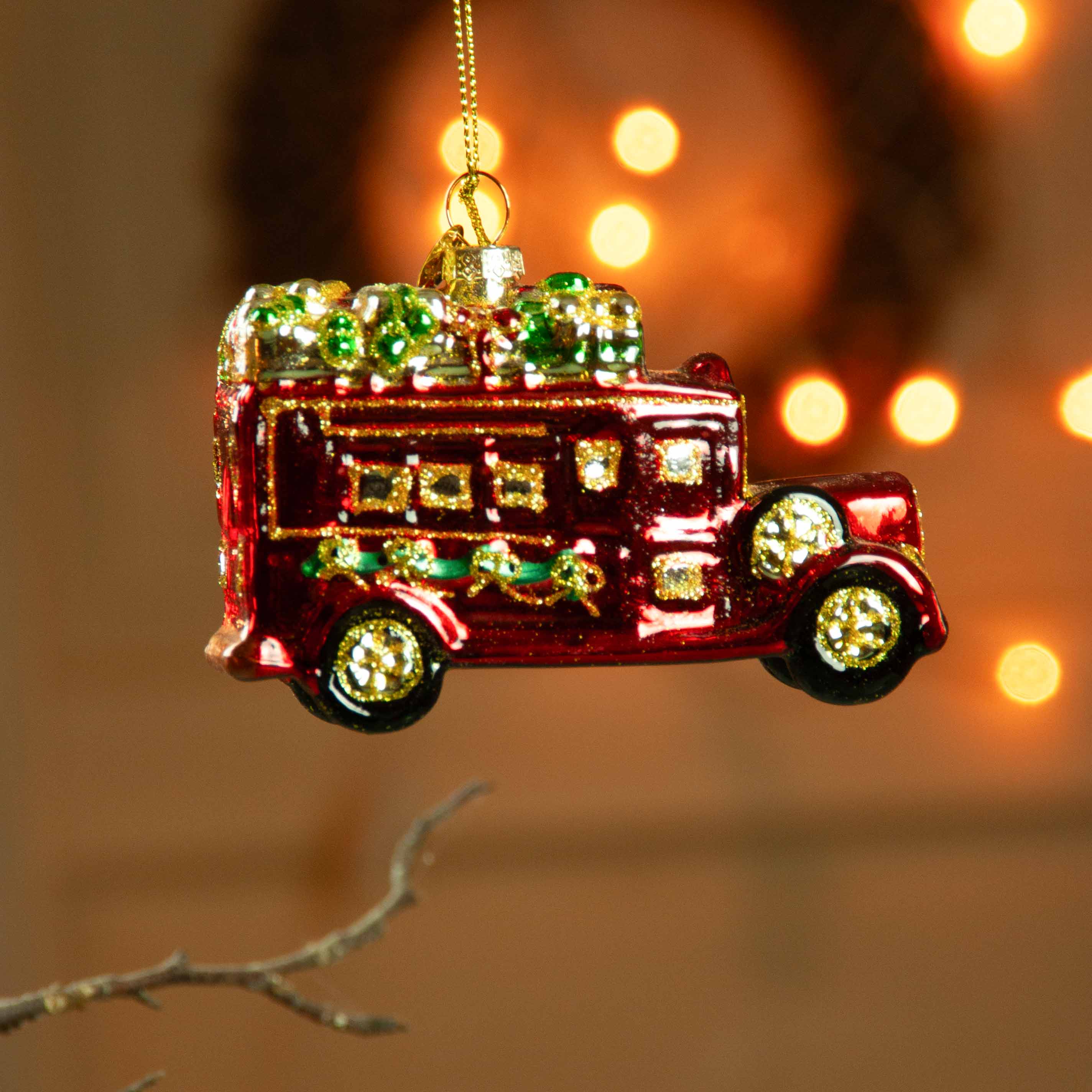 Glashänger Christmas Truck