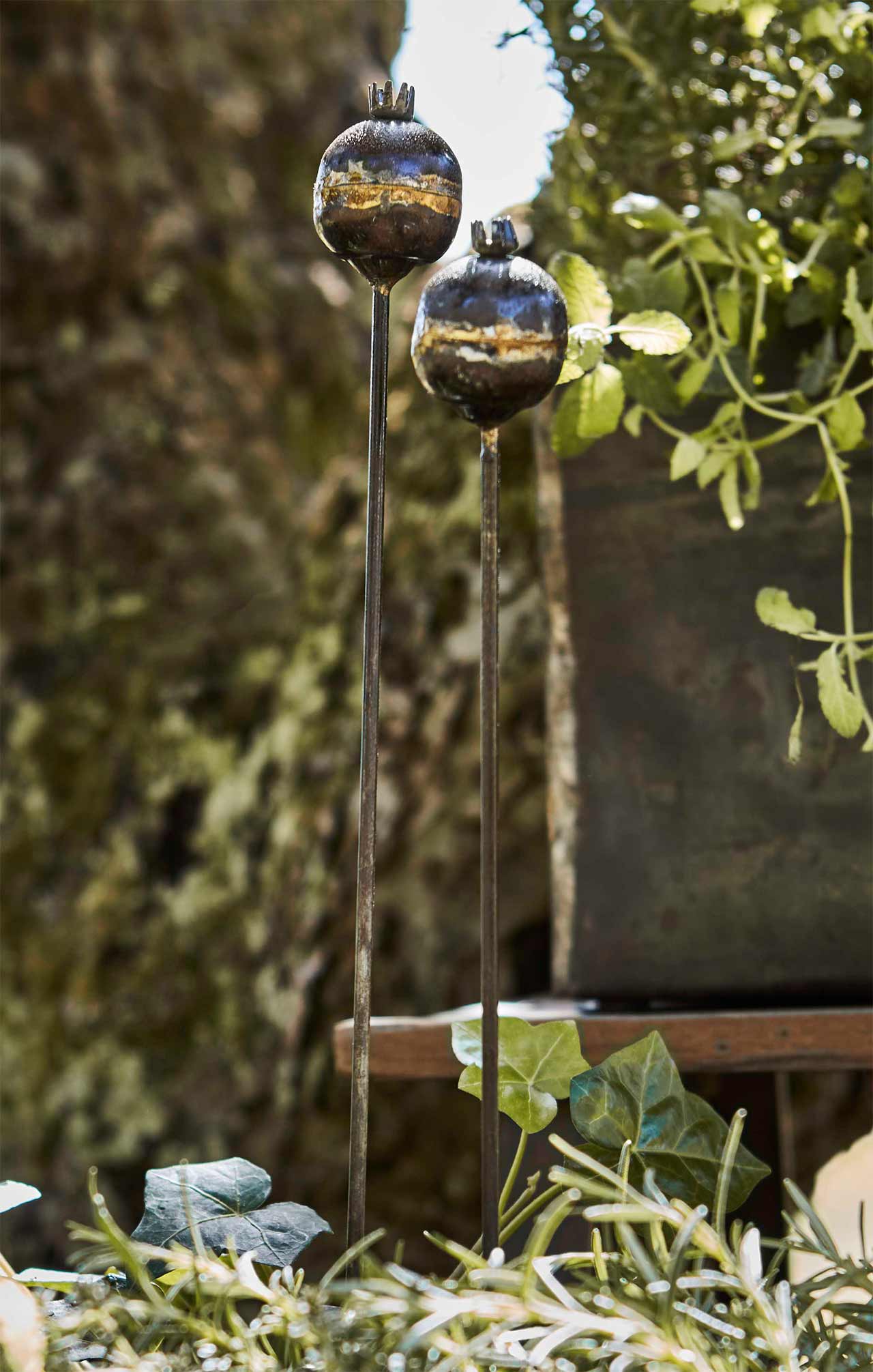 Mohnstecker aus Metall