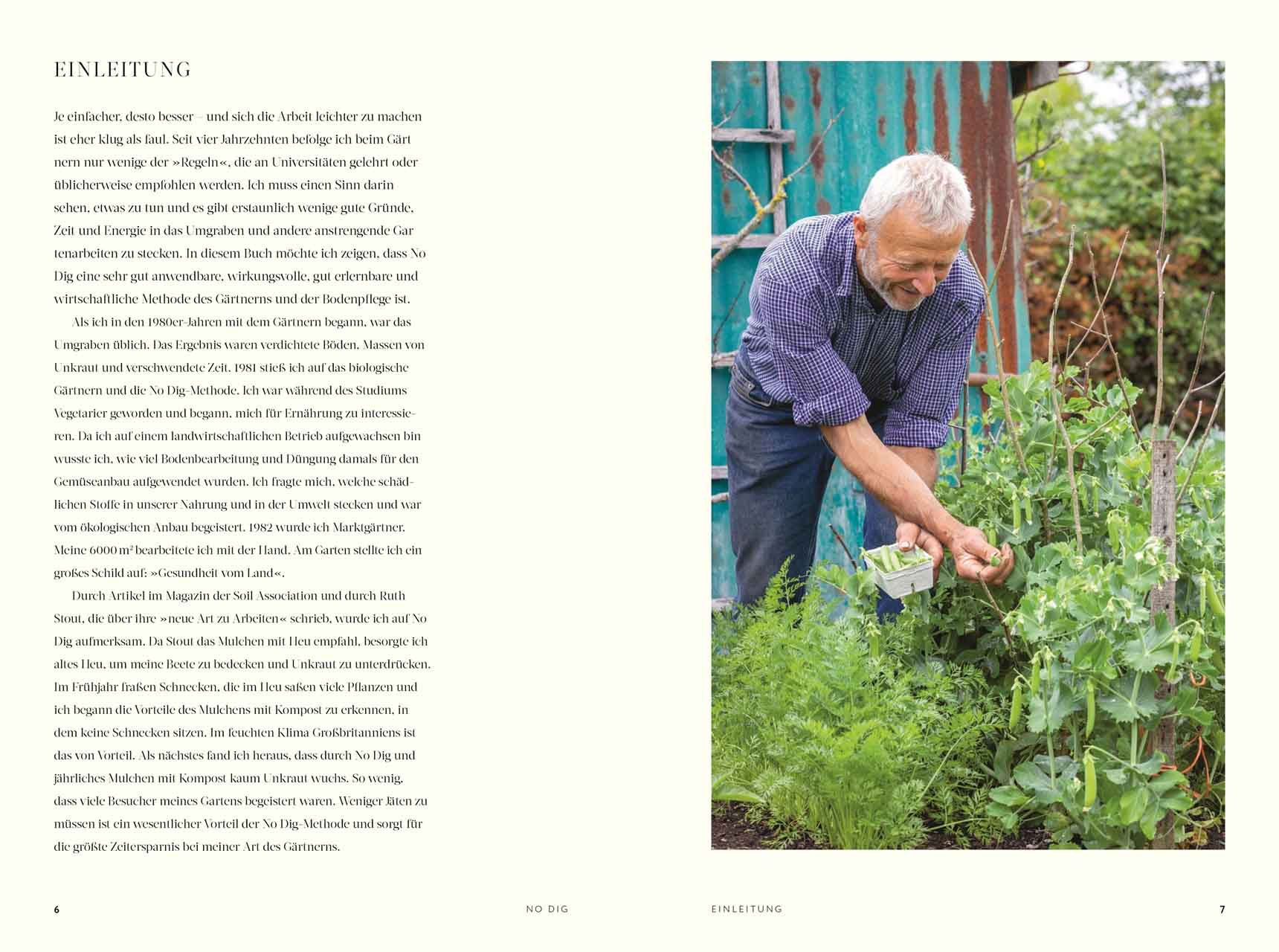 No Dig Gärtnern ohne Umgraben