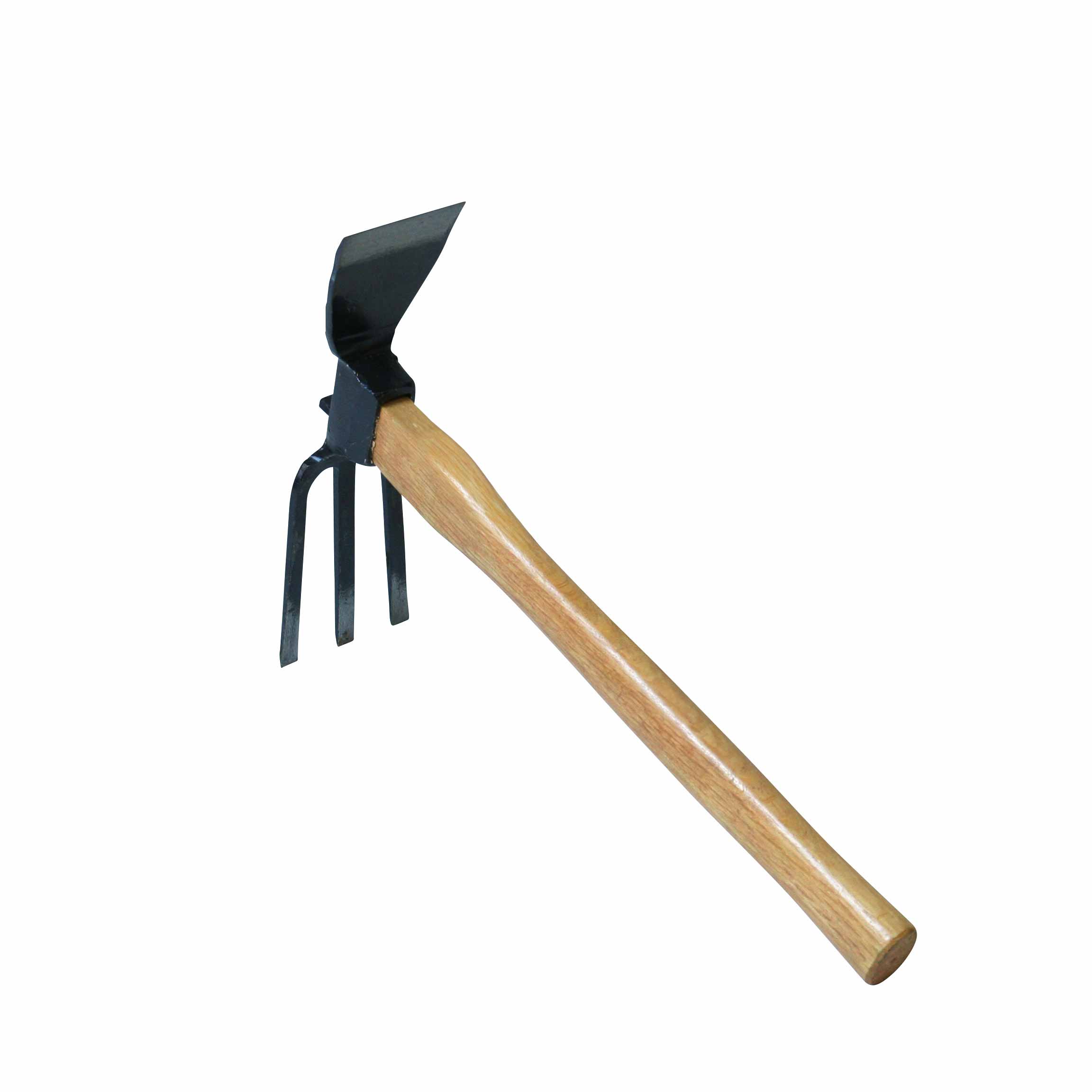 Gartenhacke mit Blatt und 3 Zinken