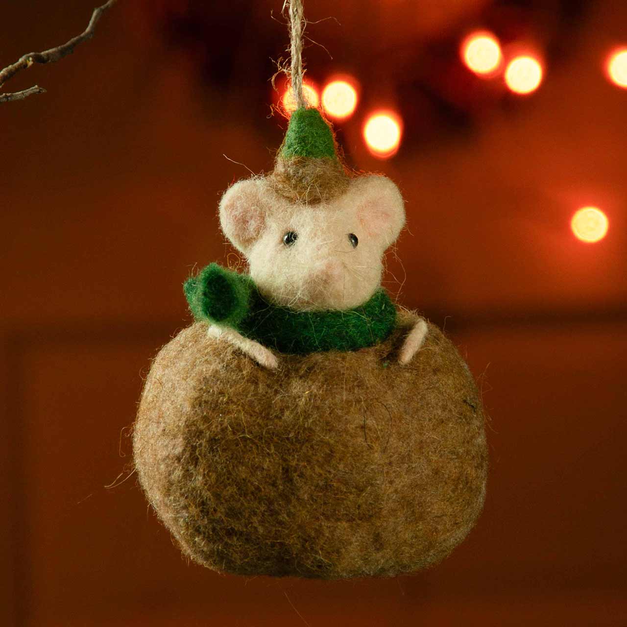 Filzhänger Kürbismaus