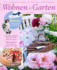 Titelseite des Magazins Wohnen & Garten