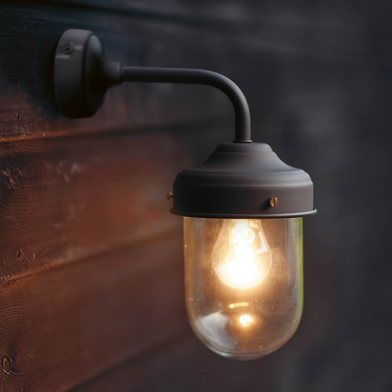 Außenwandleuchte »Barn Light« Coffee Bean