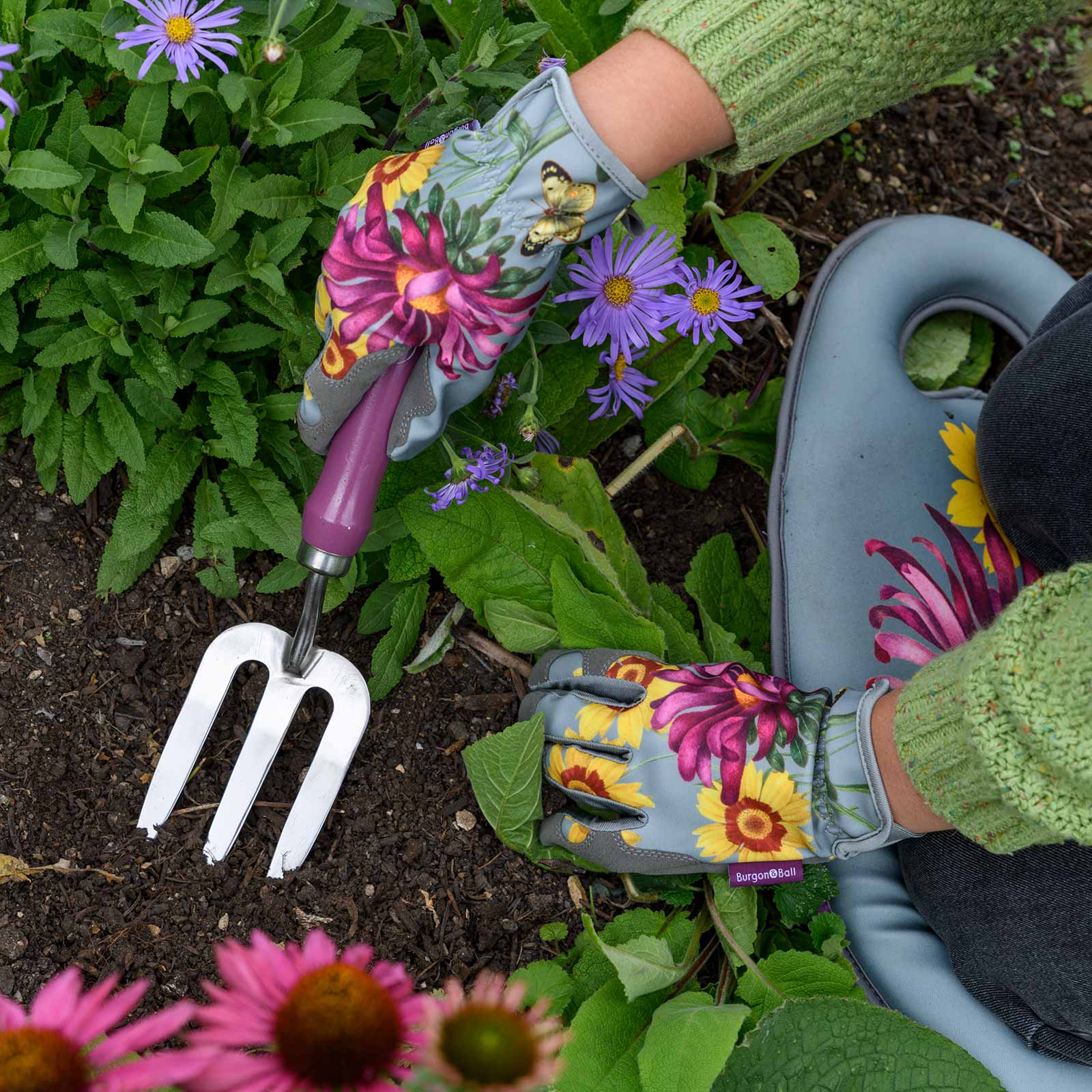 Handschaufel und Gabel von Burgon and Ball