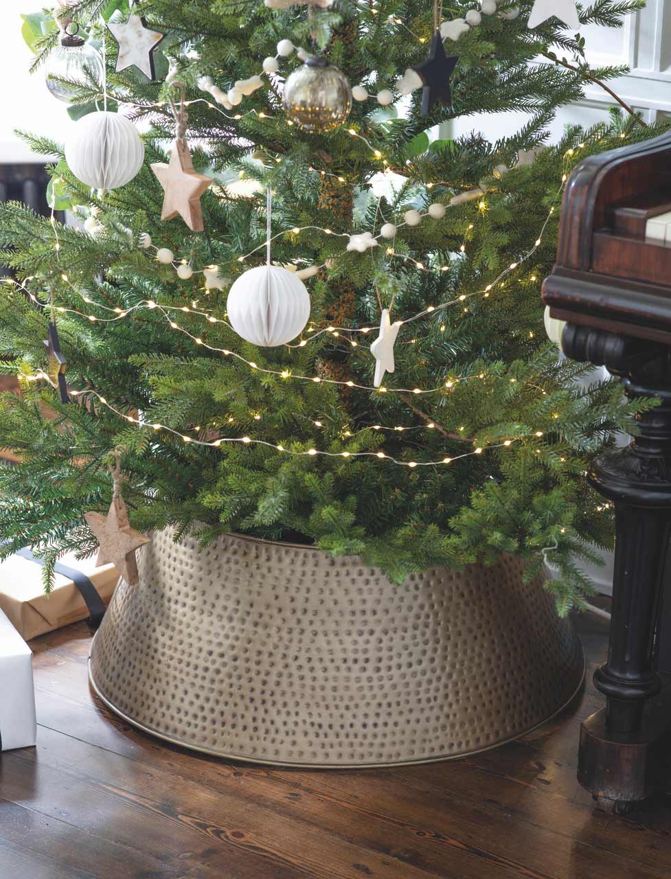 Christbaumständer-Verkleidung »Antique Brass«