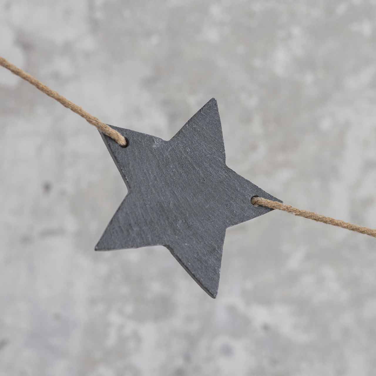 Weihnachtstern aus Schiefer