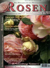 Titelseite des Magazins Rosenfaszination