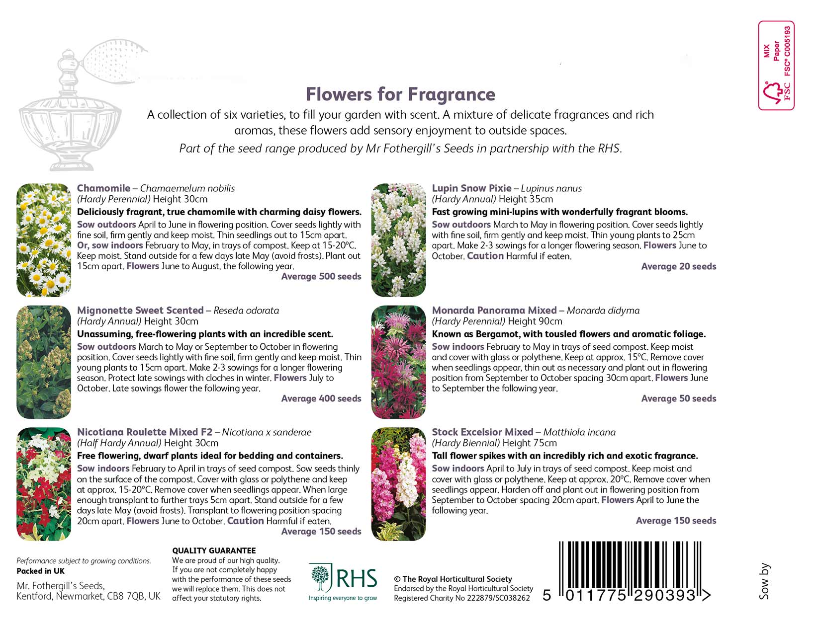 Flowers for Fragrance RHS