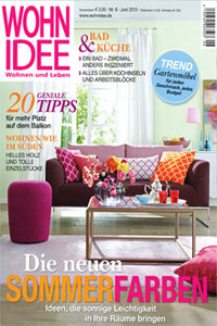 Titelseite des Magazins WOHNIDEE