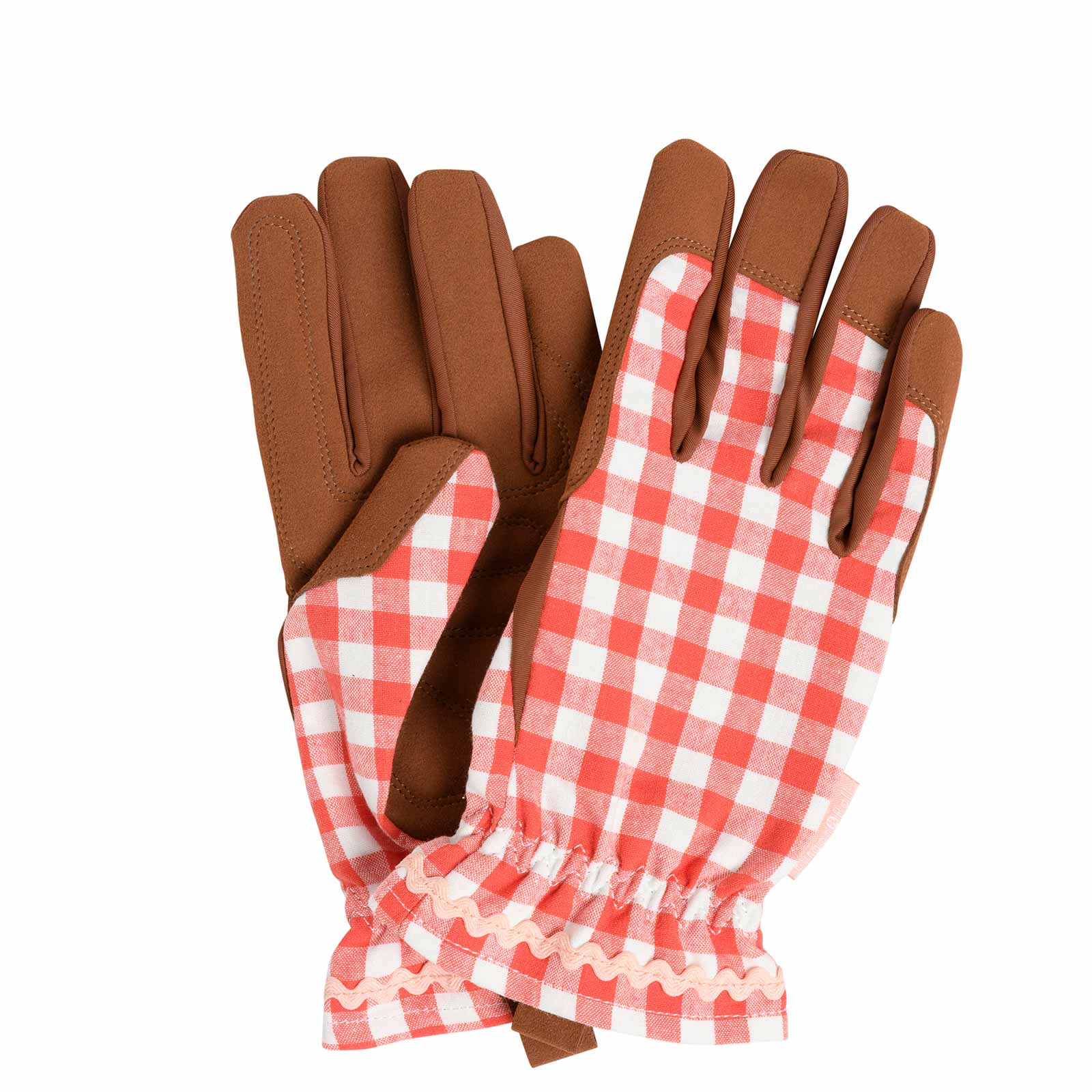 Gartenhandschuhe von Burgon & Ball Rot Kariert