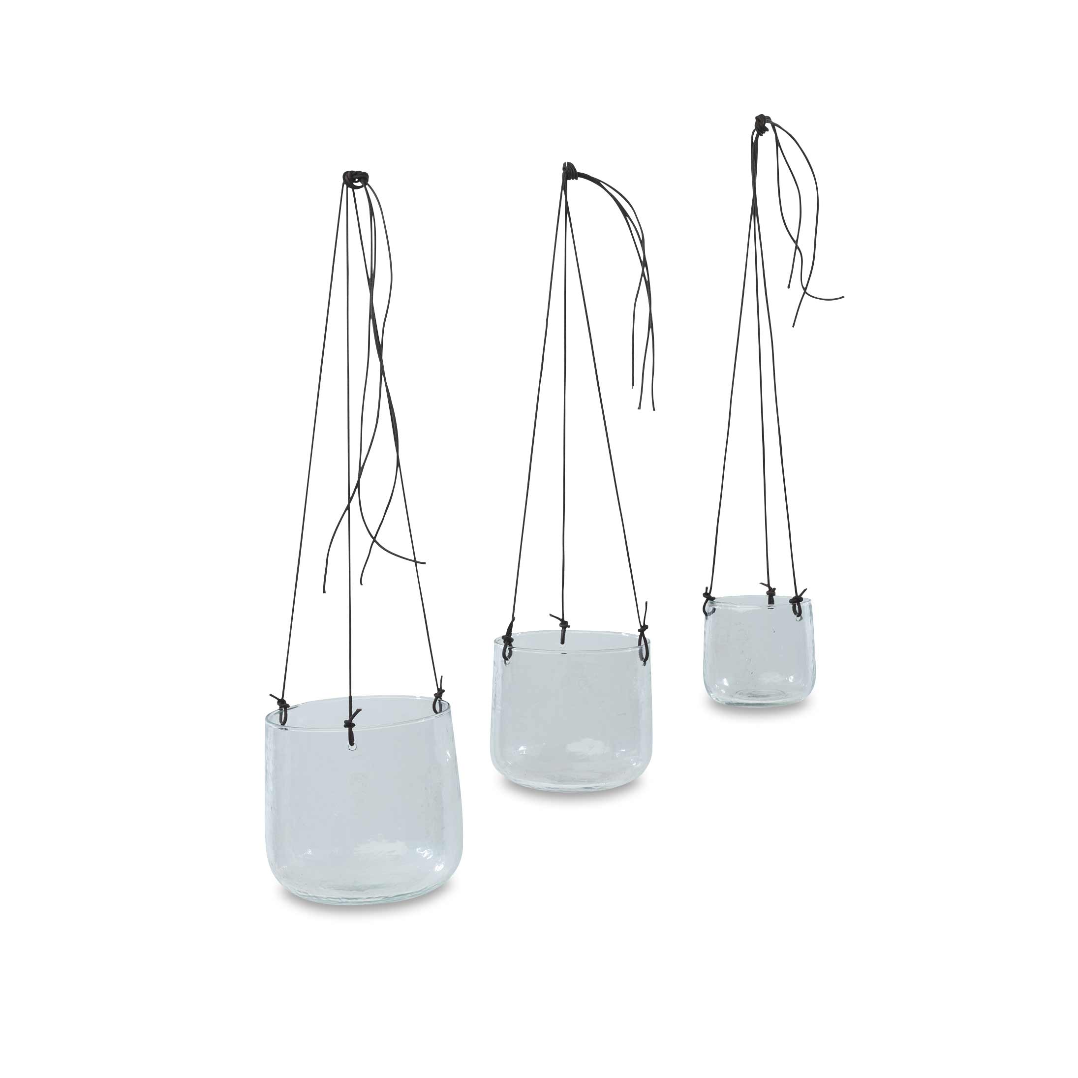 Hängetöpfe aus Glas