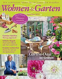 Titelseite des Magazins Wohnen & Garten