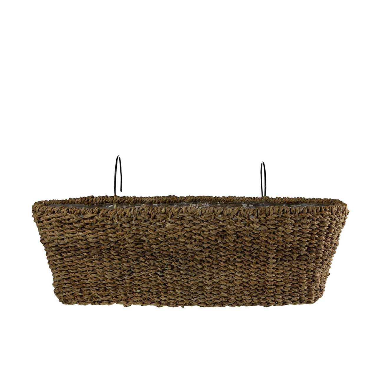 Blumenkasten aus Seegras