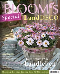 Titelseite des Magazins BLOOM’s LandDECO