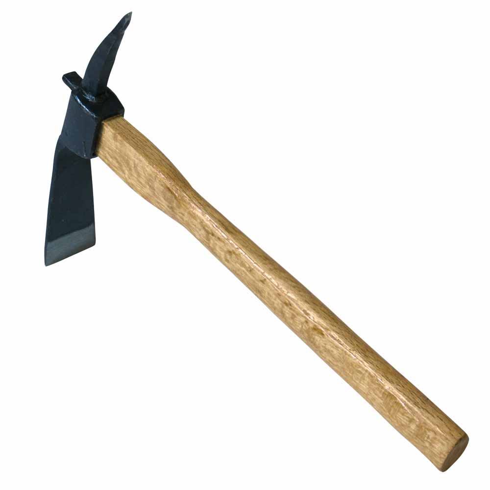 Gartenhacke mit Blatt und Pickel