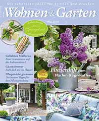 Titelseite des Magazins Wohnen und Garten
