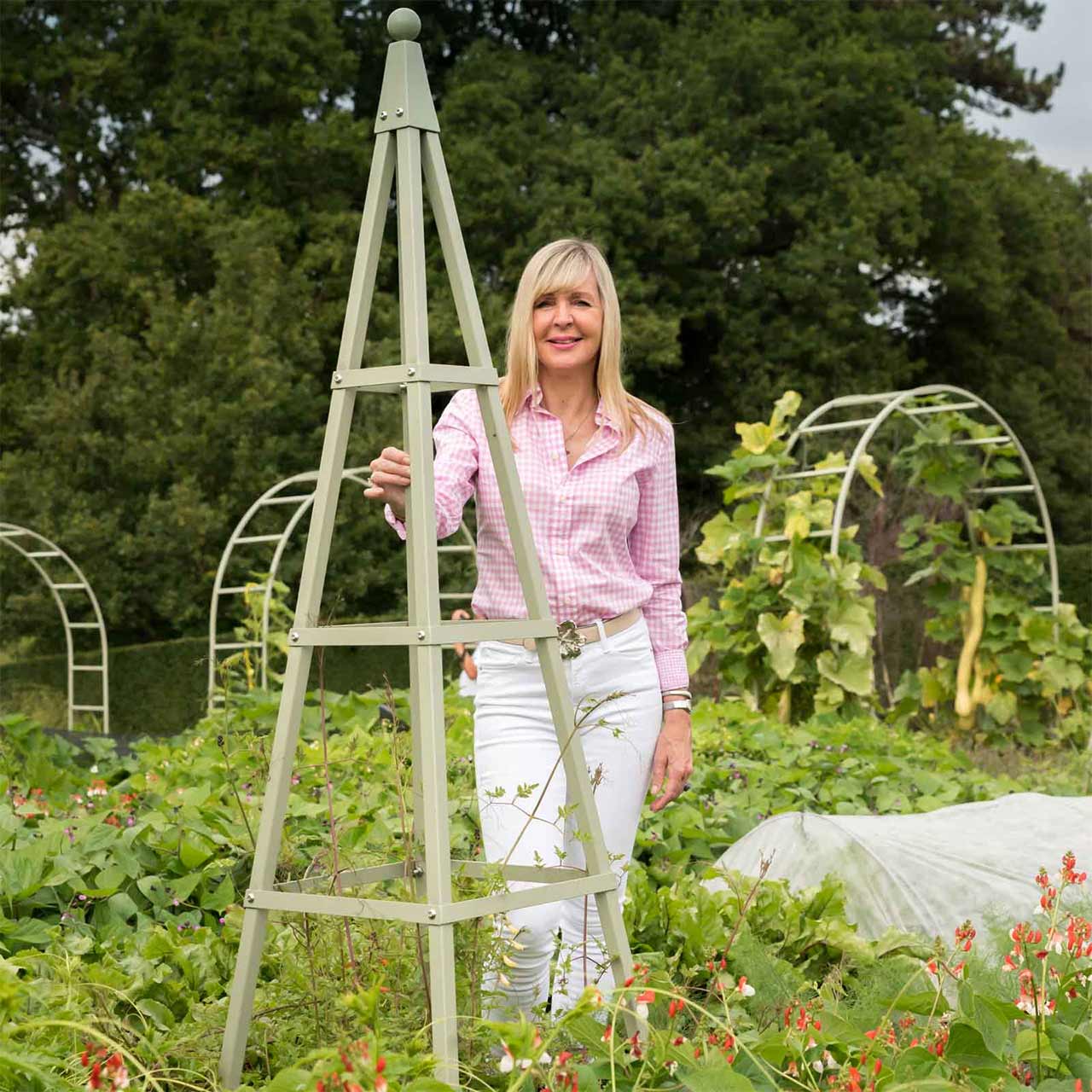 Rankpyramide »Lichen Green« 2,1 m