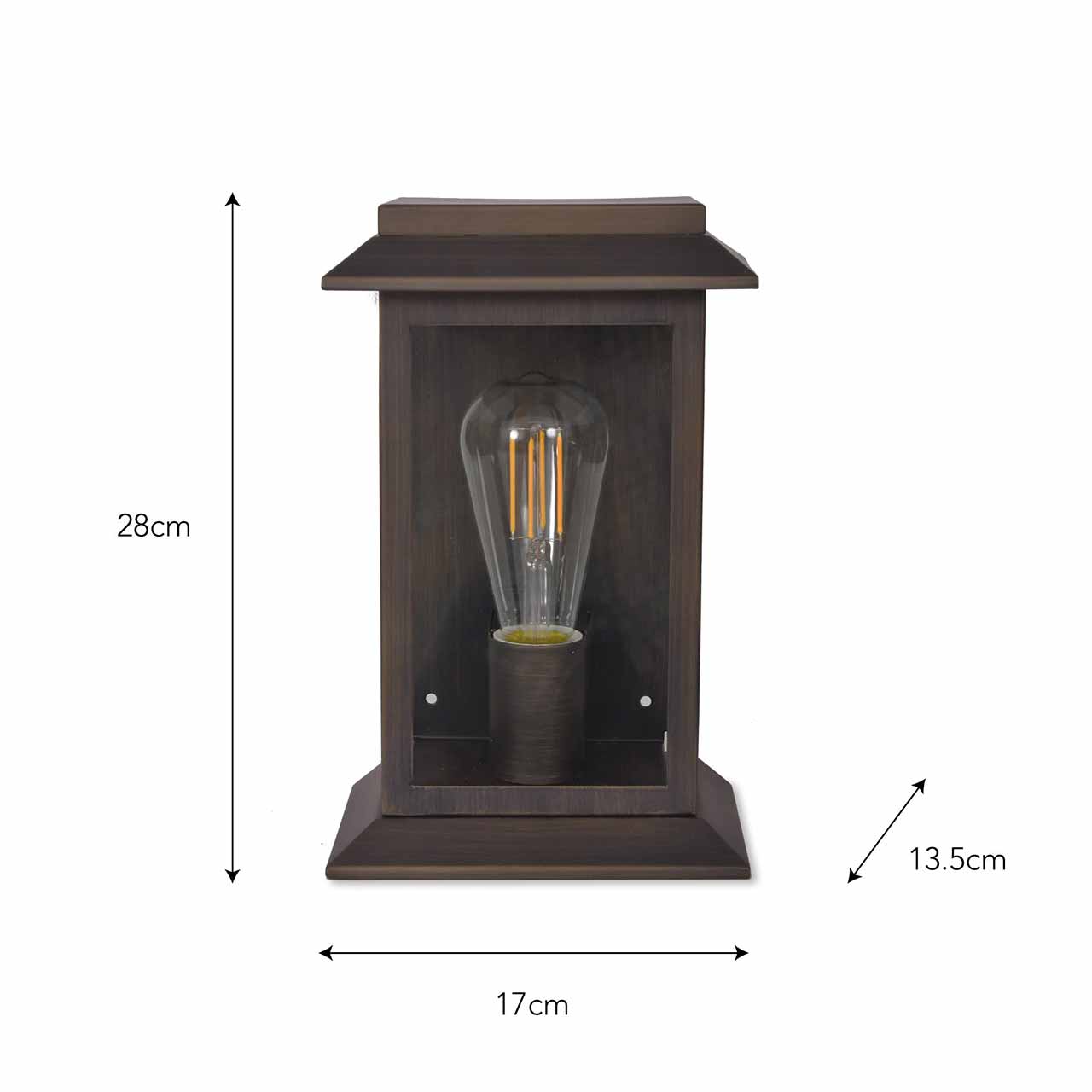 Aussenleuchte mit Antik-Finish