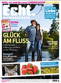 Titelseite des Magazins Echt Niedersachsen