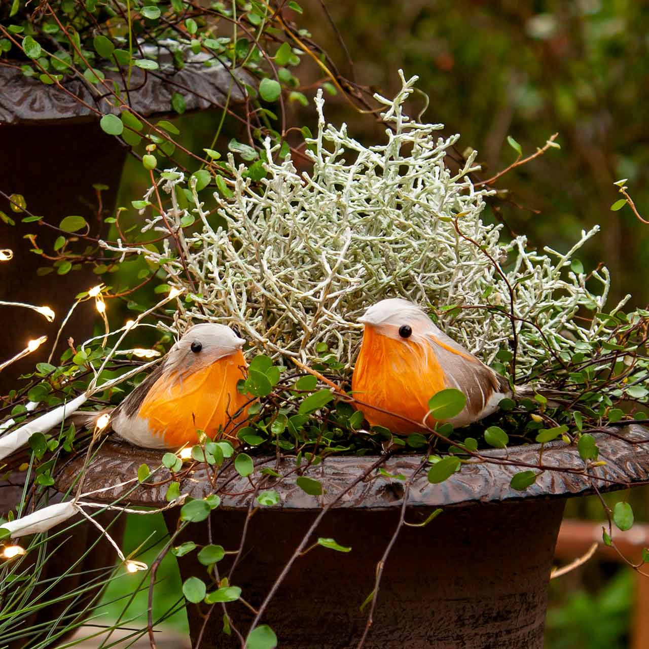 Deko Vogel Rotkehlchen