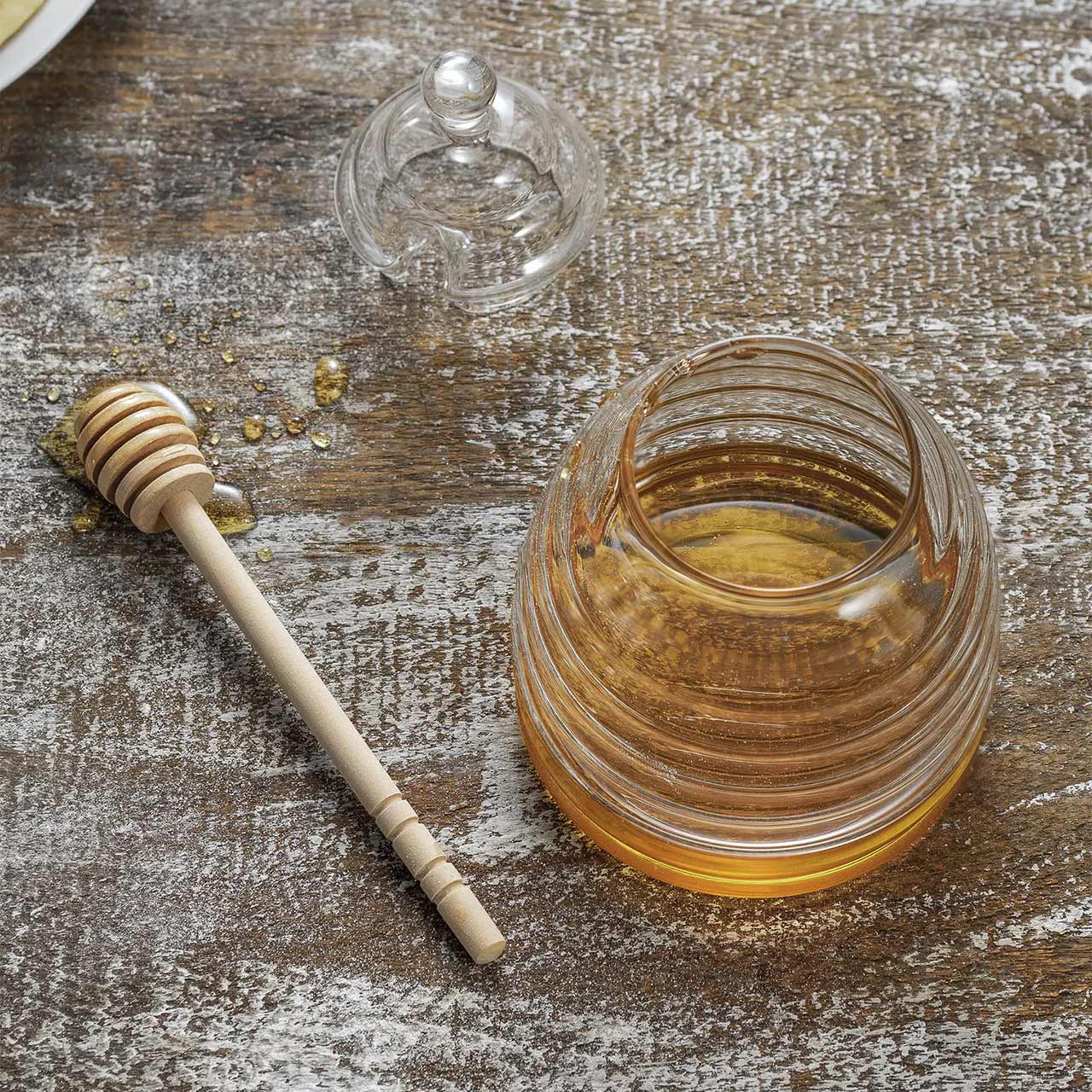 Honigtopf mit Honigheber