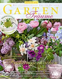 Titelseite des Magazins GartenTräume