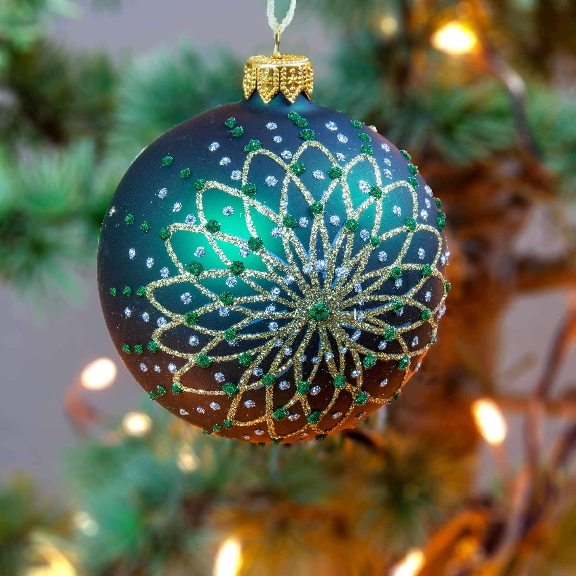 Christbaumkugel »Flower Ornament« 6er Set
