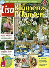 Titelseite des Magazins Lisa Blumen & Pflanzen