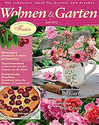 Titelseite des Magazins Wohnen & Garten