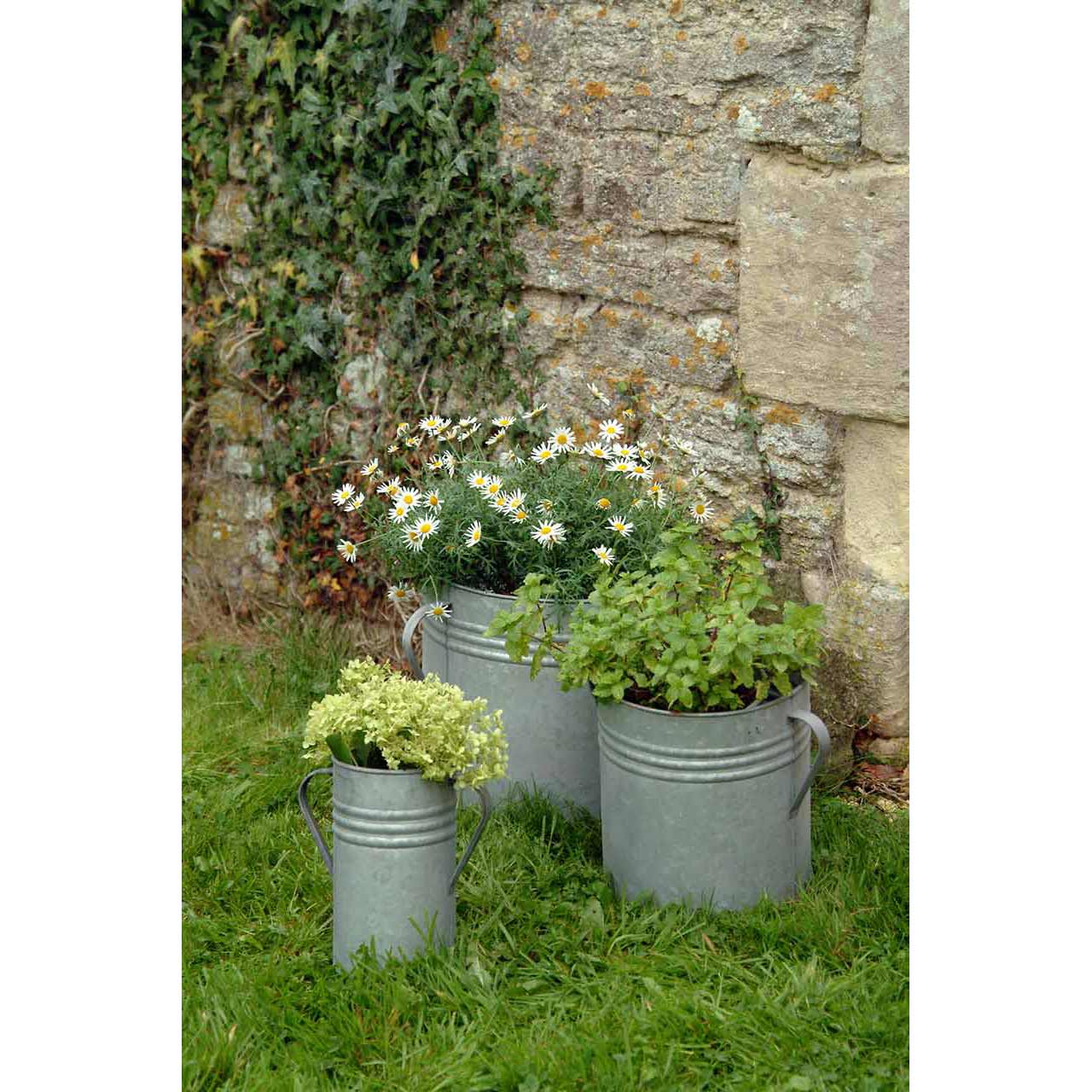 Pflanzkübel traditionell - 3er Set