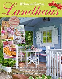 Titelseite des Magazins Wohnen & Garten Landhaus