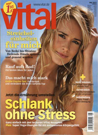 Titelseite des Magazins vital