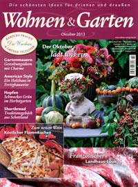 Titelseite des Magazins Wohnen & Garten