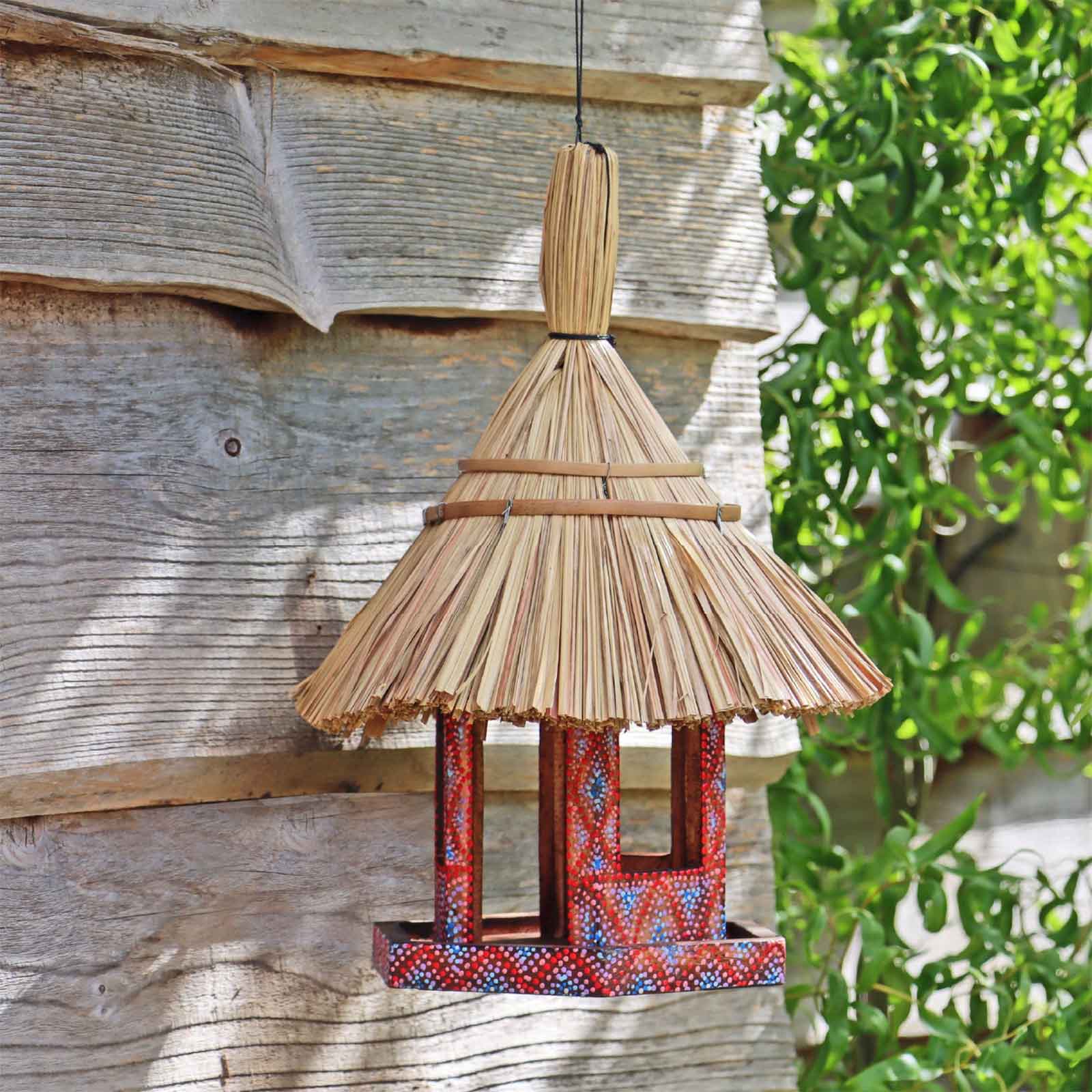 Vogelfutterhaus Artisan Rot