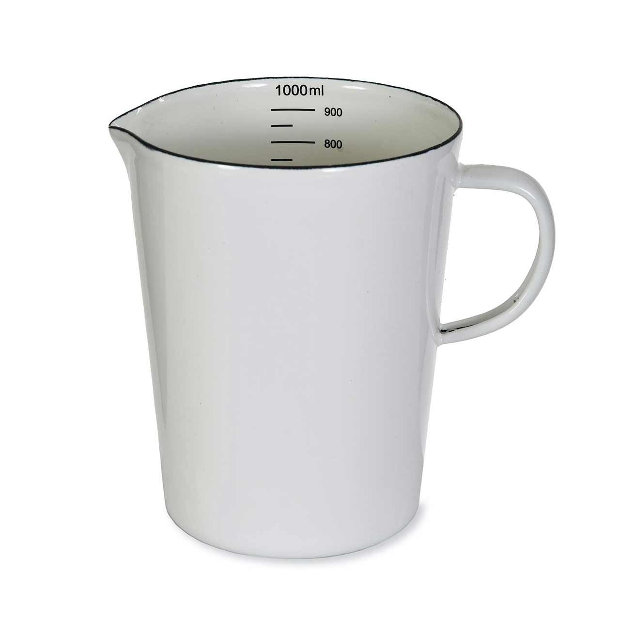 Messbecher aus Emaille