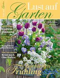 Titelseite des Magazins Lust auf Garten