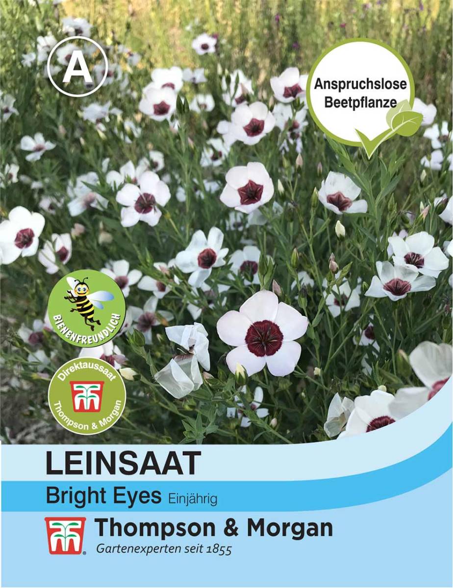 Blumensamen Leinsaat »Bright Eyes« Blumensamen Saatgut