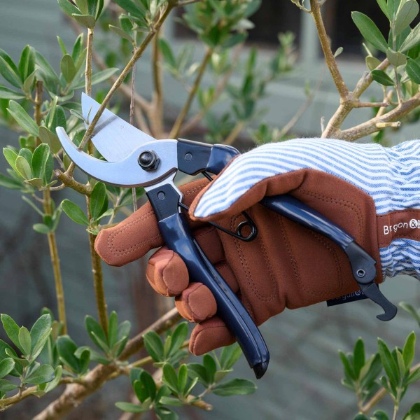 Gartenhandschuhe von Burgon & Ball Blau Gestreift