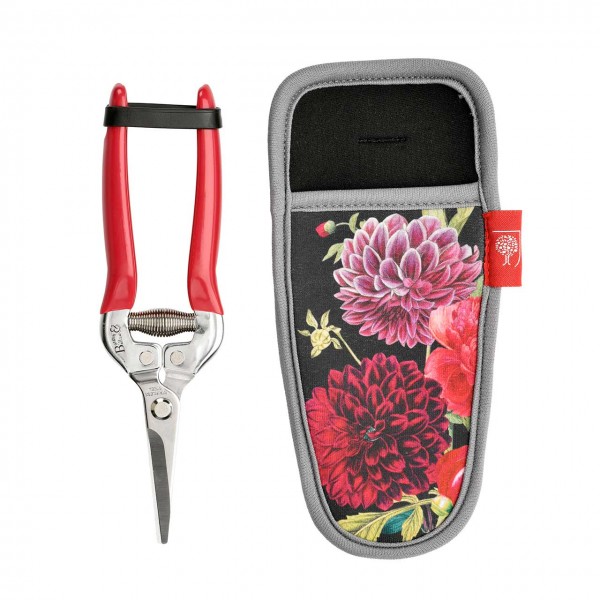 Geschenkset mit Blumenschere & Holster »British Bloom«