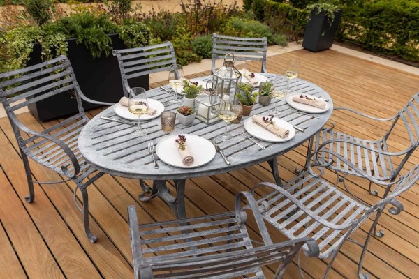 Gartenmöbel-Set »Southwold« mit ovalem Tisch 1,8 m
